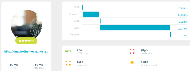 A2 hosting byte check