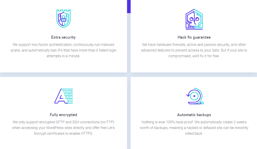 Kinsta is another secure WordPress host