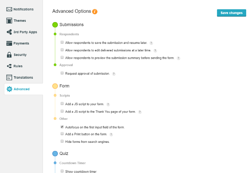 misc settings