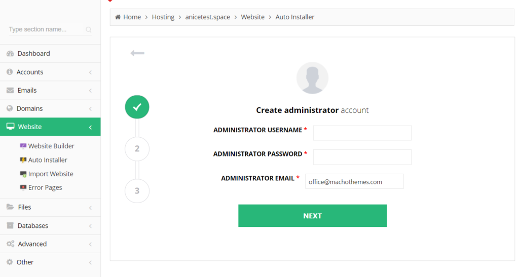 hostinger wordpress autoinstall