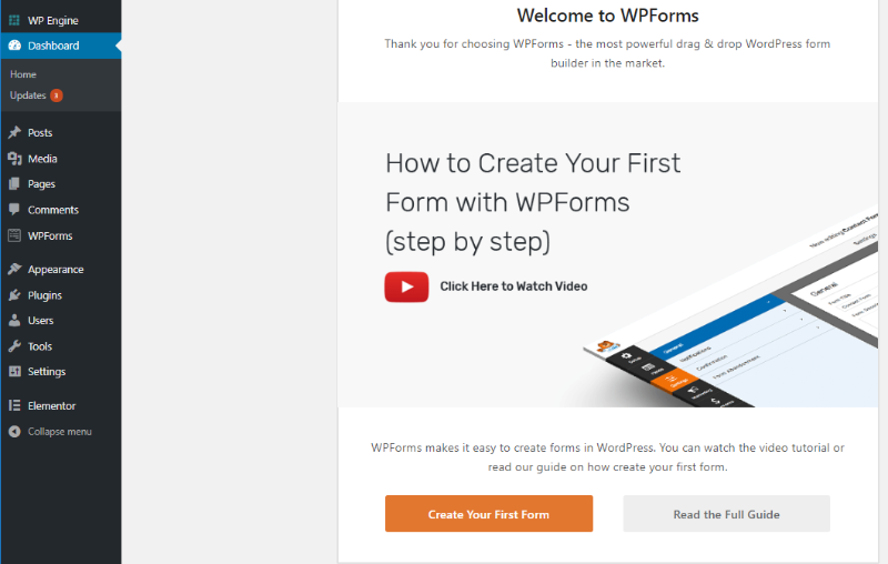 wpforms review onboarding