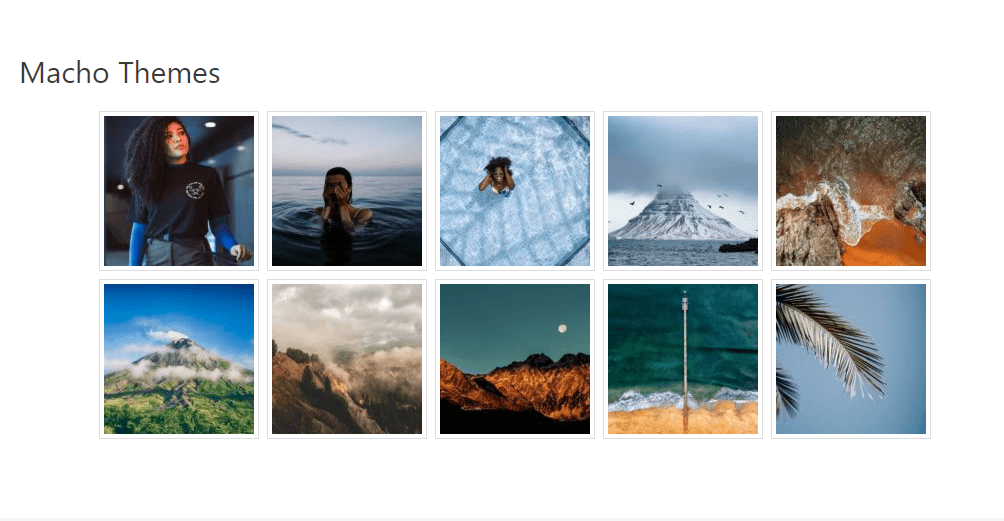 FooGallery example