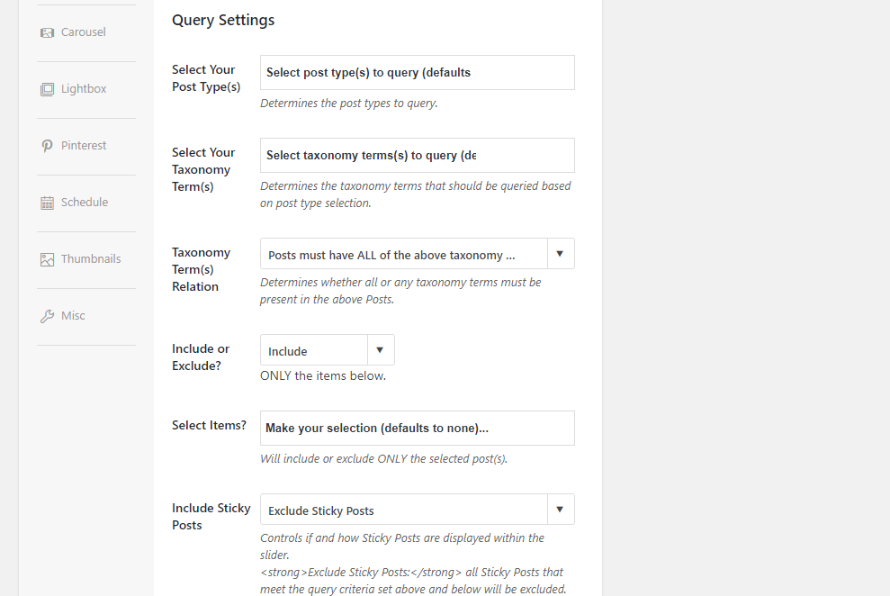 Query posts
