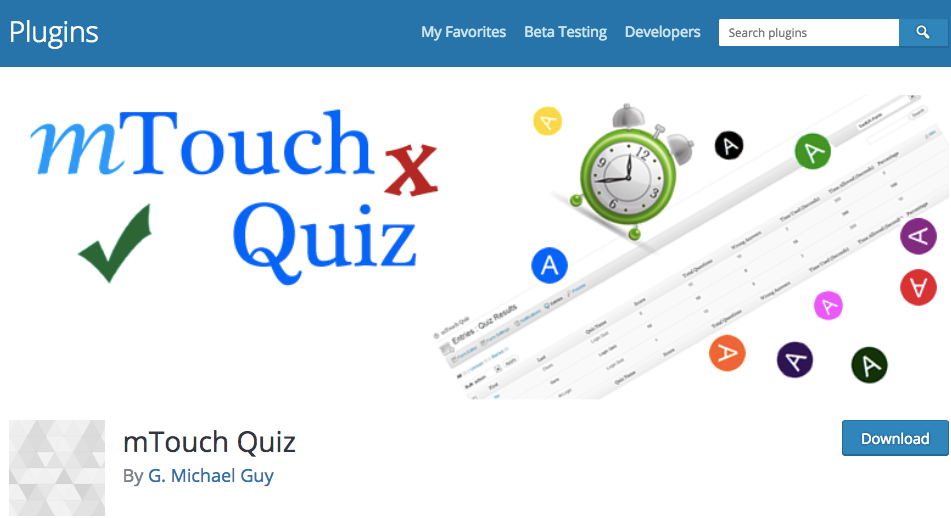 mTouch quiz